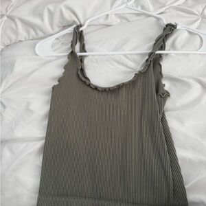 Nikibiki Olive Green Ruffled Camisole